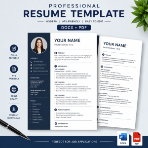 Free Resume Template (DOCX + PDF)